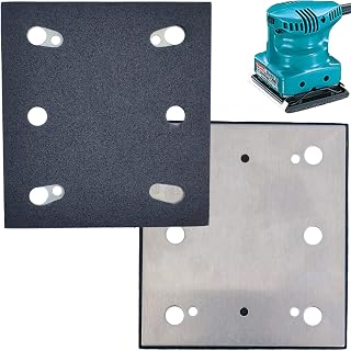 1/4 Sheet Replacement Pad for Makita BO4556 Sander, Compatible with Makita BO4557 BO4558 BO4565,Square Sander Pad 158324-9-SPD17