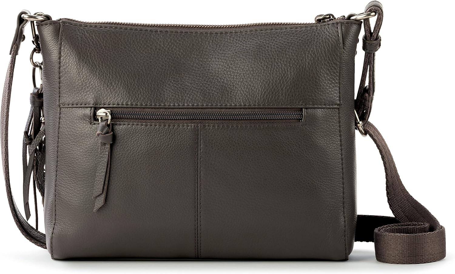 The Sak Alameda Leather Crossbody Purse - Leather Women's Handbag for Everyday & Travel - Cross Body Bag With Zipper - Image 4