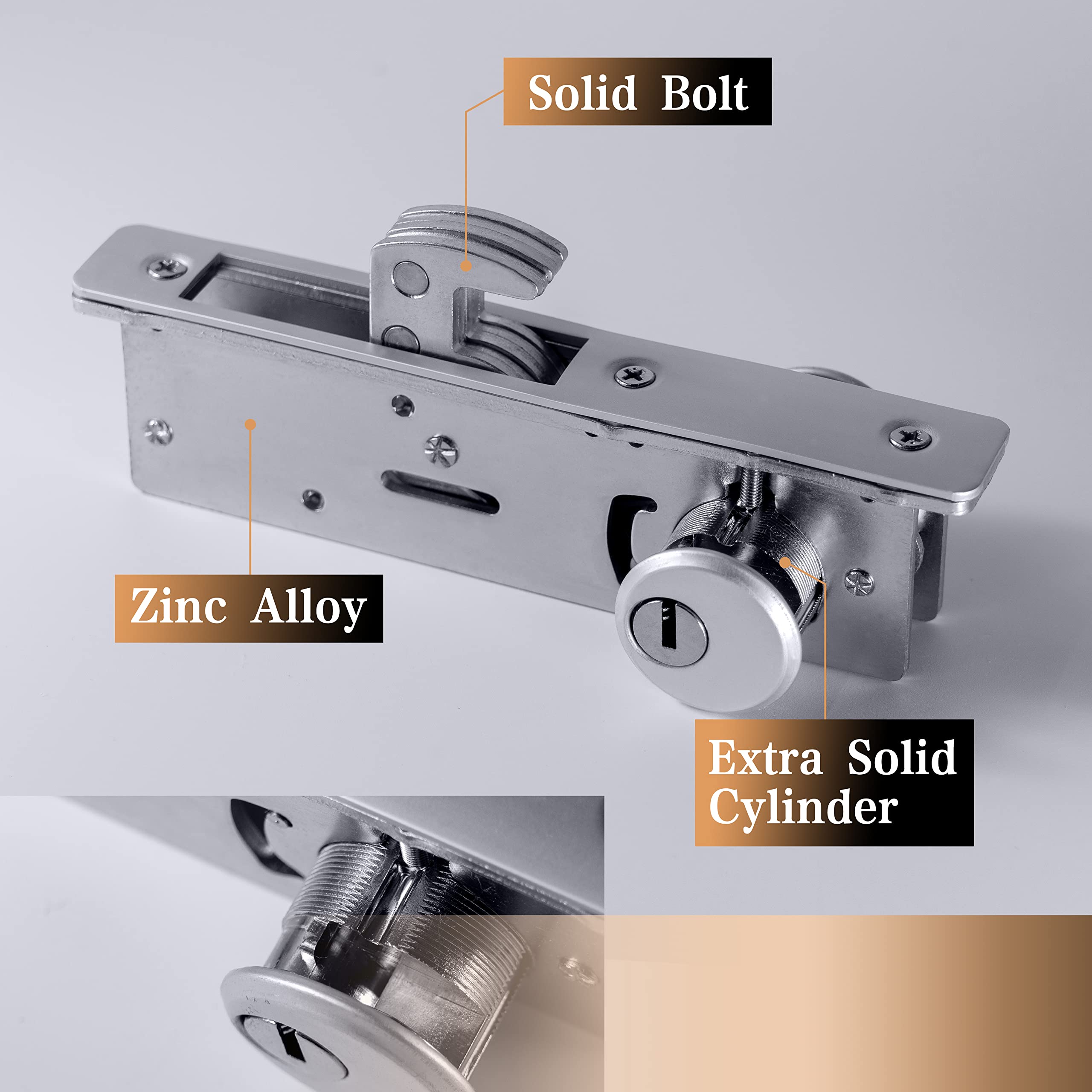 Double Cylinder Deadbolt Lock - Commercial Grade For Storefront Doors  1035359, image size:2560x2560