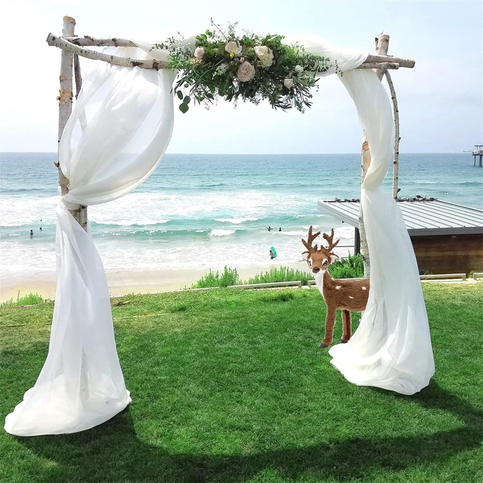 Tapetes para Mesa Camino de Mesa de Gasa de Estilo Moderno y romántico for Bodas, Banquetes y Fiestas(Style 7,75x300cm)