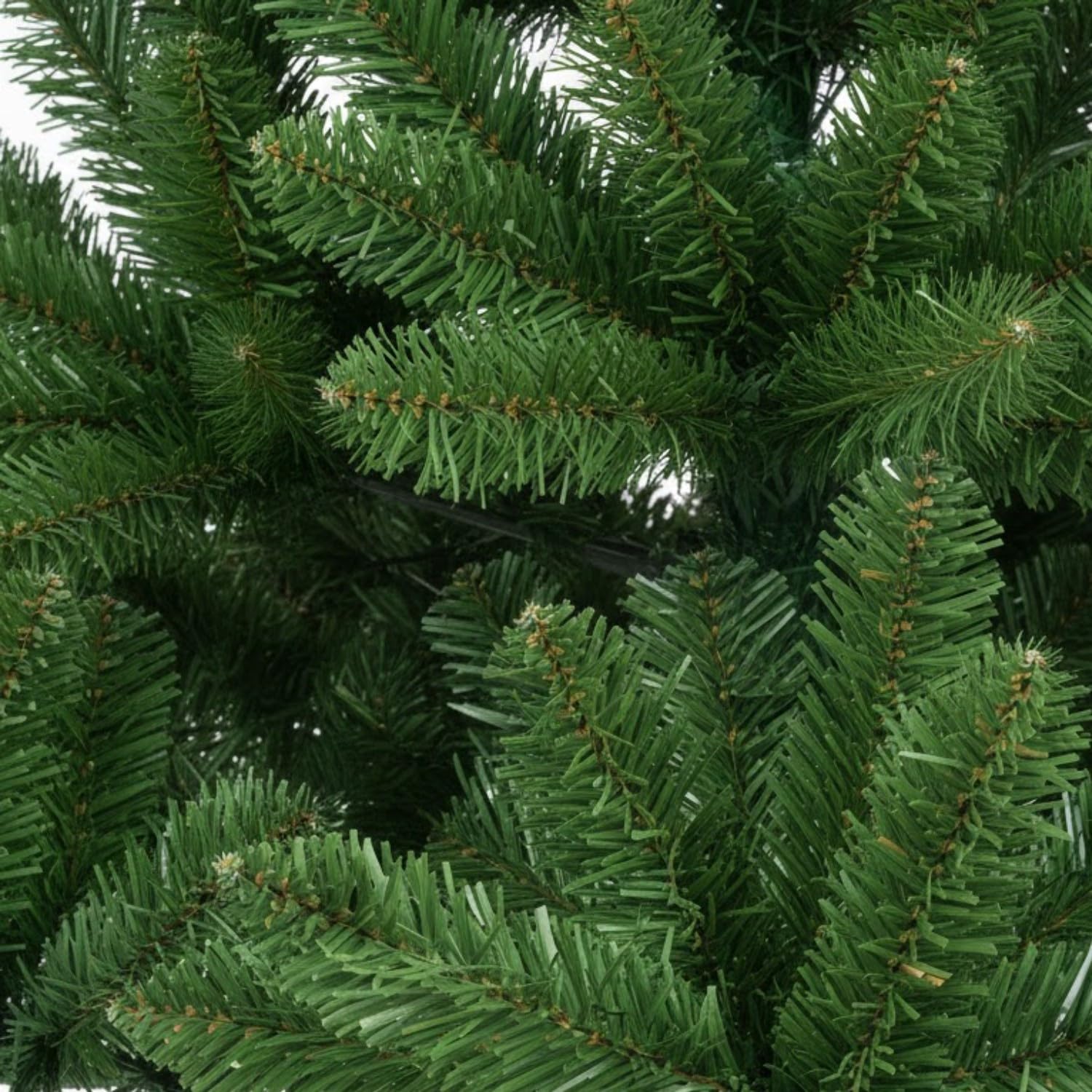 DAYRON - Árbol de Navidad Artificial Verde con Ramas Abatibles y Soporte Metálico Plegable, Disponible en 180 y 210 cm, Montaje Rápido y Fácil de Guardar
