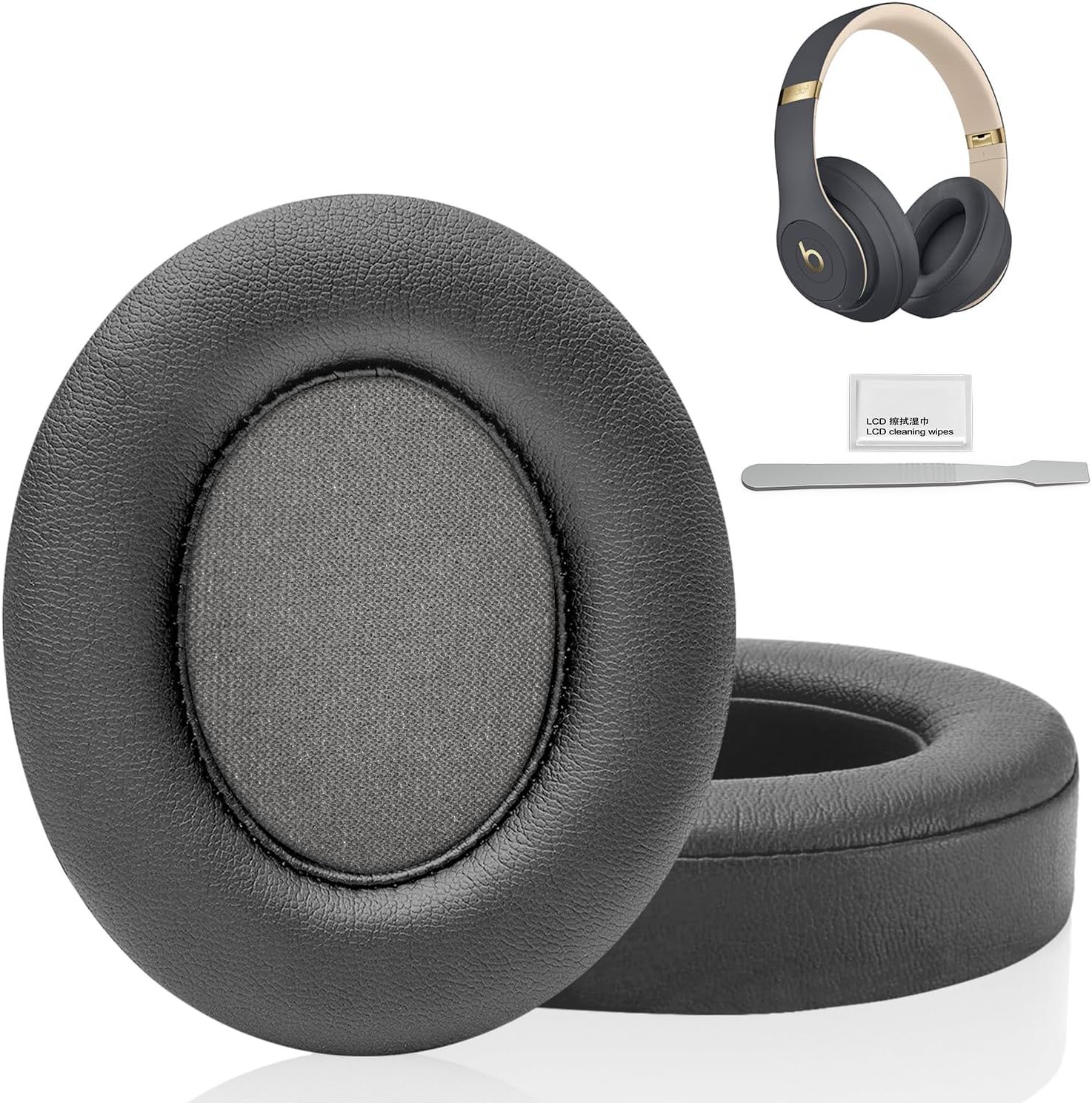 Amazon.com: FEYCH Beats Studio Replacement Earpads 2 Pieces Noise ...