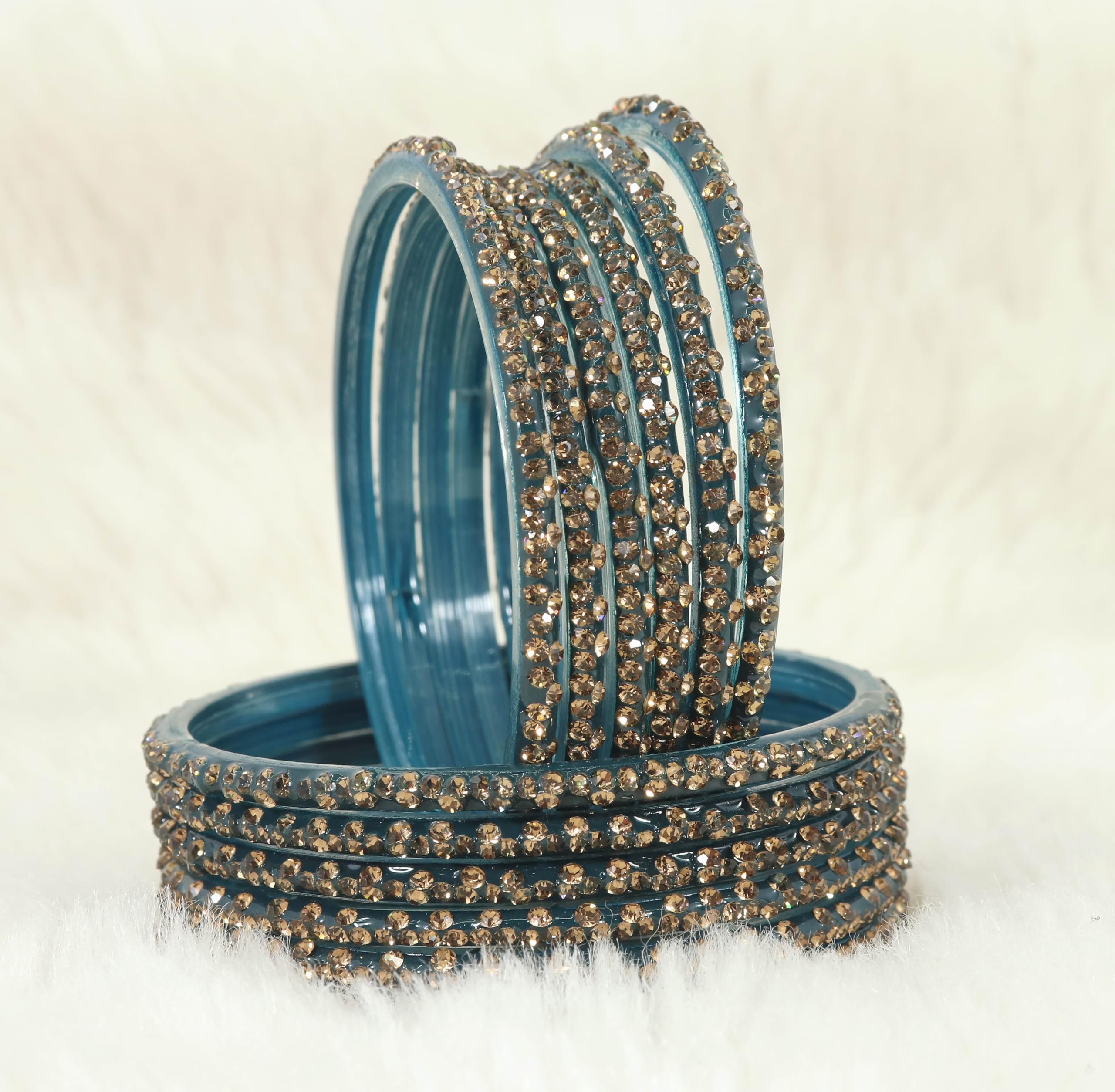 Indian Glass Bangle Set for Wedding/Anniversary/Party