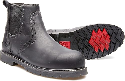 Vista 16 de Kodiak Botas de trabajo Chelsea impermeables McKinney con punta compuesta ESR para hombre Marrón