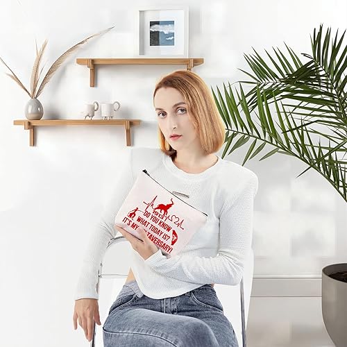 Miniatura 5 de WZMPA Sorority DST Parafernalia It's My Deltaversary Hermandad Bolsa de maquillaje Regalo de hermandad griega Sigma Theta Parafernalia,