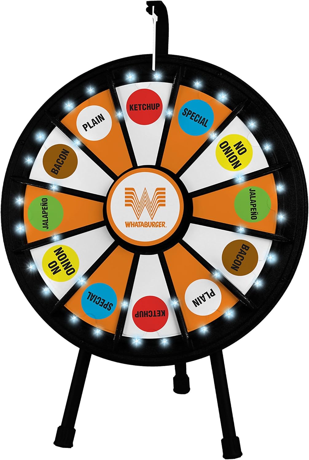 Prize Wheel Spinning Wheel for Prizes Mini 12 Slot