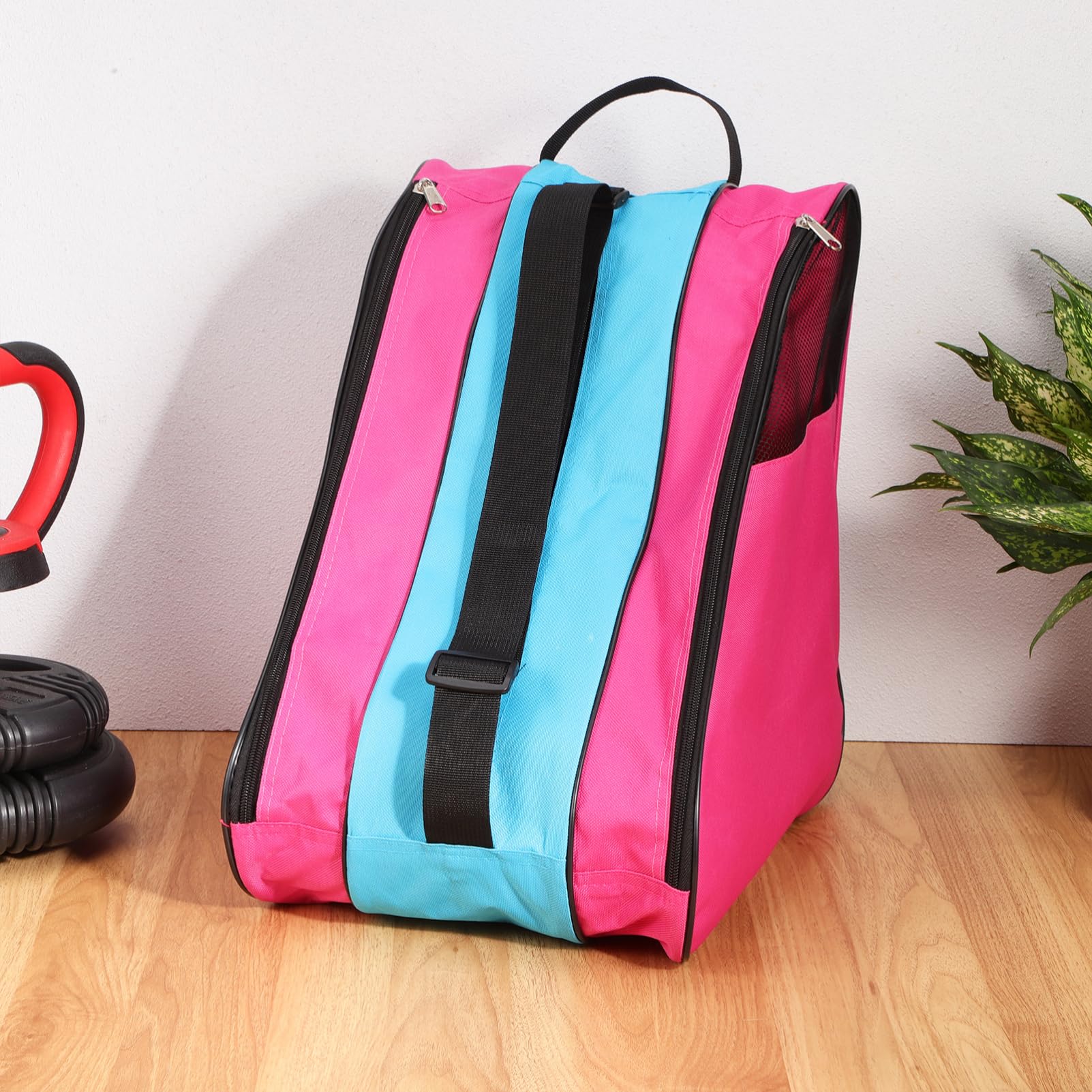 Happyyami Rollschuhtasche für Junge Mädchen Dreieckstasche zum Transport von Schlittschuhen und Schutzausrüstung aus Robustem für Langlebigen Gebrauch