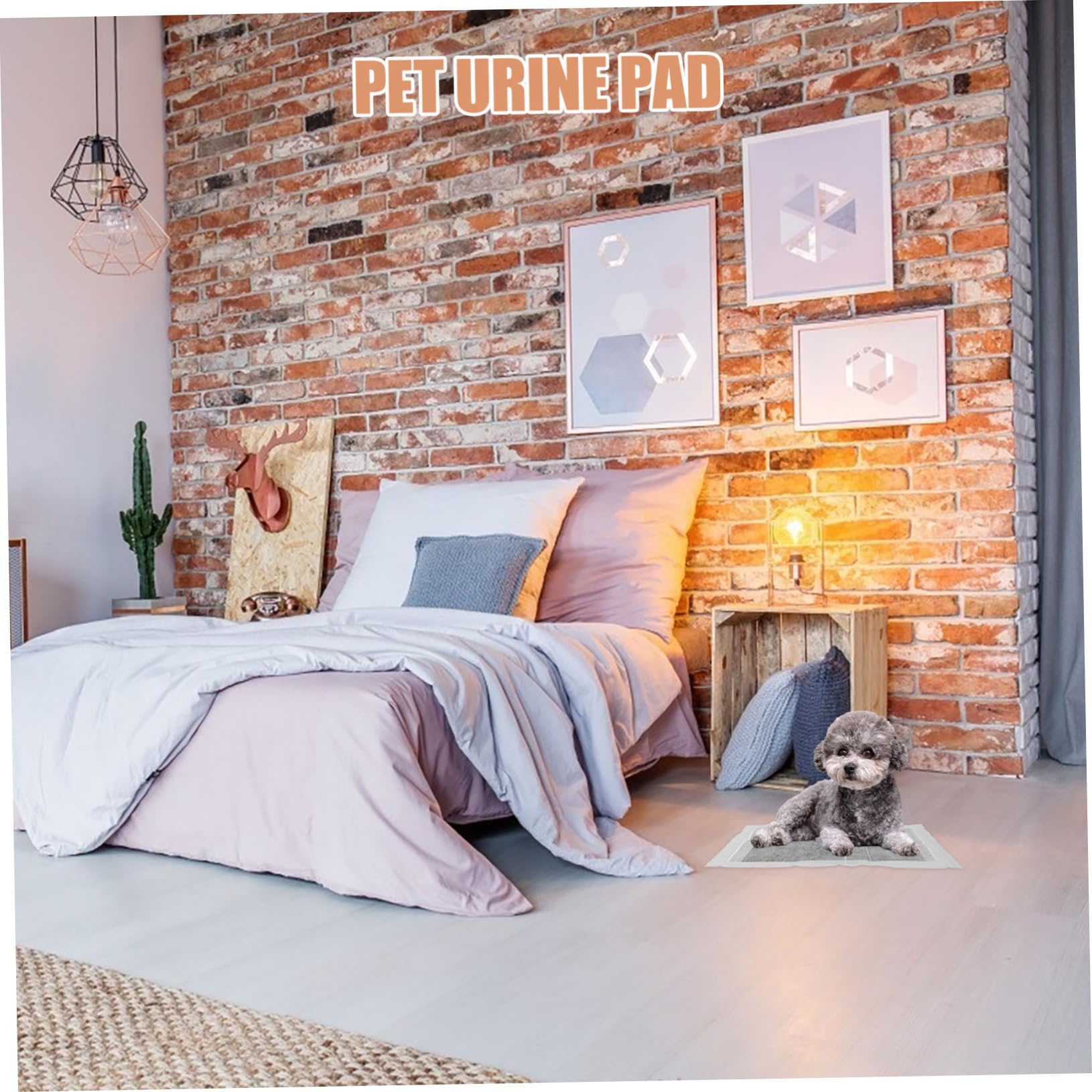 Alfombrilla Absorbente para Orina de Mascotas, Almohadilla Desechable de Tela No Tejida, Ligera 33x45 Cm para Uso en Exteriores y Viajes, Paquete de 100 Unidades