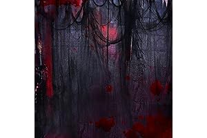 Halloween Creepy Black Gauze Fabric