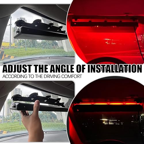 Miniatura 4 de WINECO Luces Estroboscópicas Rojas de Emergencia para Salpicadero Luces de Policía Intermitentes de Seguridad de Advertencia de Peligro Interior