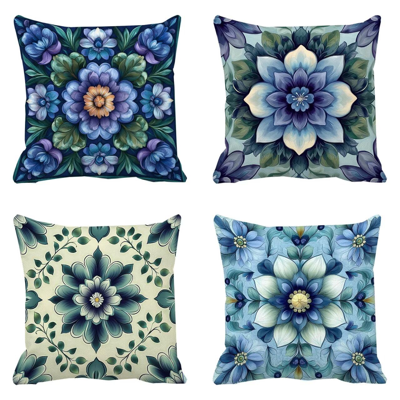 Housse coussin 65 x 65 cm imperméable anti tache pour canapé