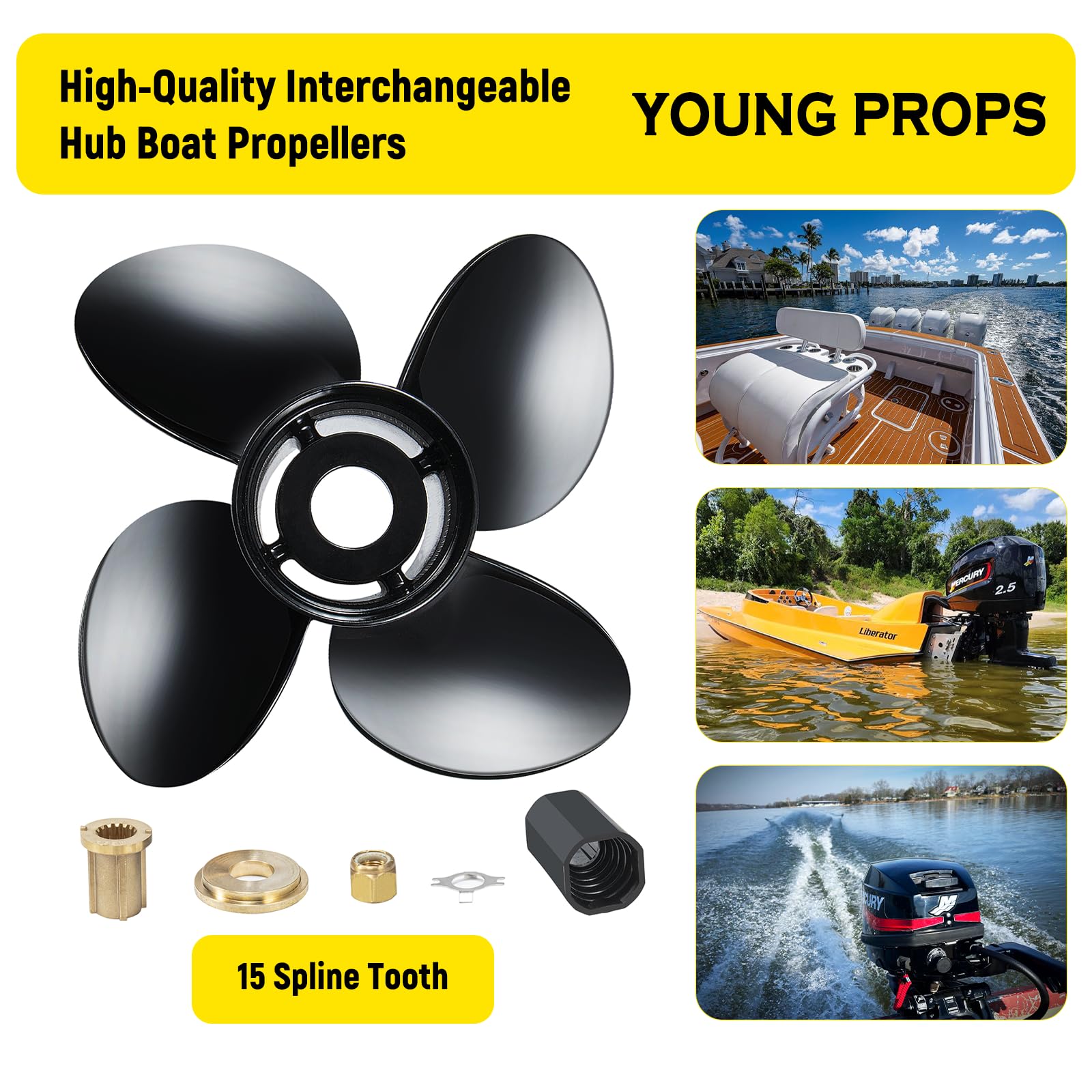 Amazon.com : YOUNG PROPS 13 x 19 (Hub Kits Included) Upgrade