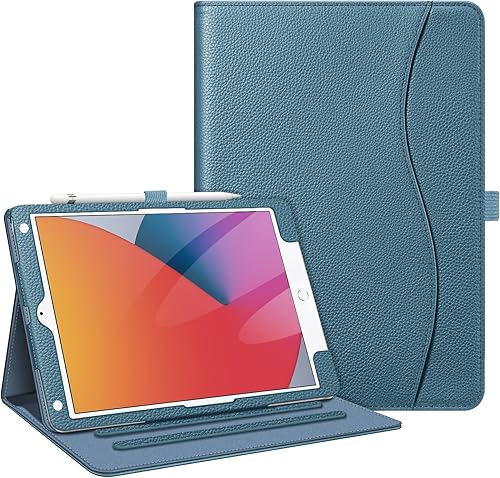Miniatura 45 de Fintie - Funda para iPad de 9ª / 8ª / 7ª generación (2021/2020/2019) de 10.2 pulgadas - [Protección de esquinas] Funda con soporte de visualización