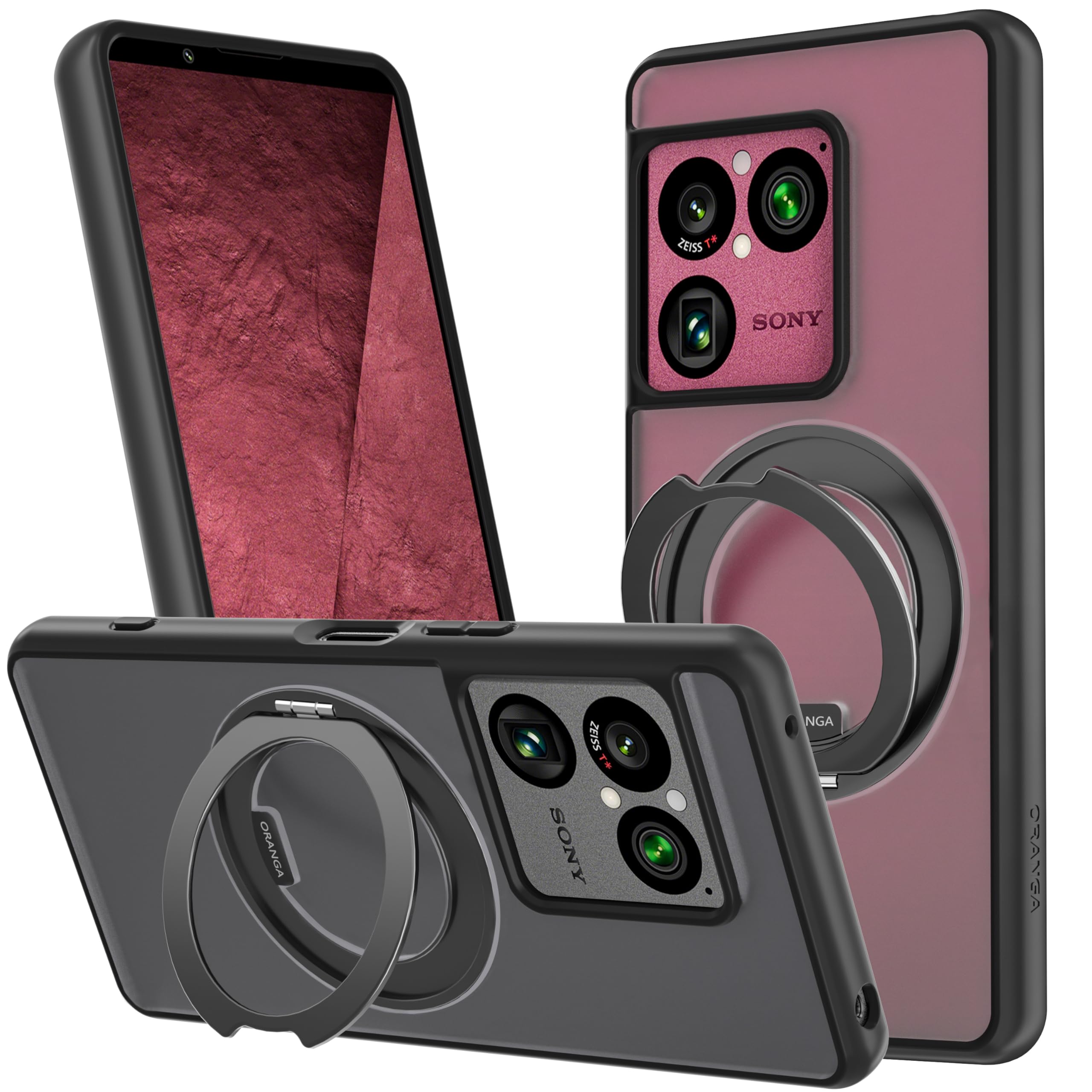 ORANGA SONY Xperia 1 VIII 用 ケース 360度回転でき Amazon.co.jp: ORANGA SONY Xperia 1 VIII 用 ケース 【360度回転