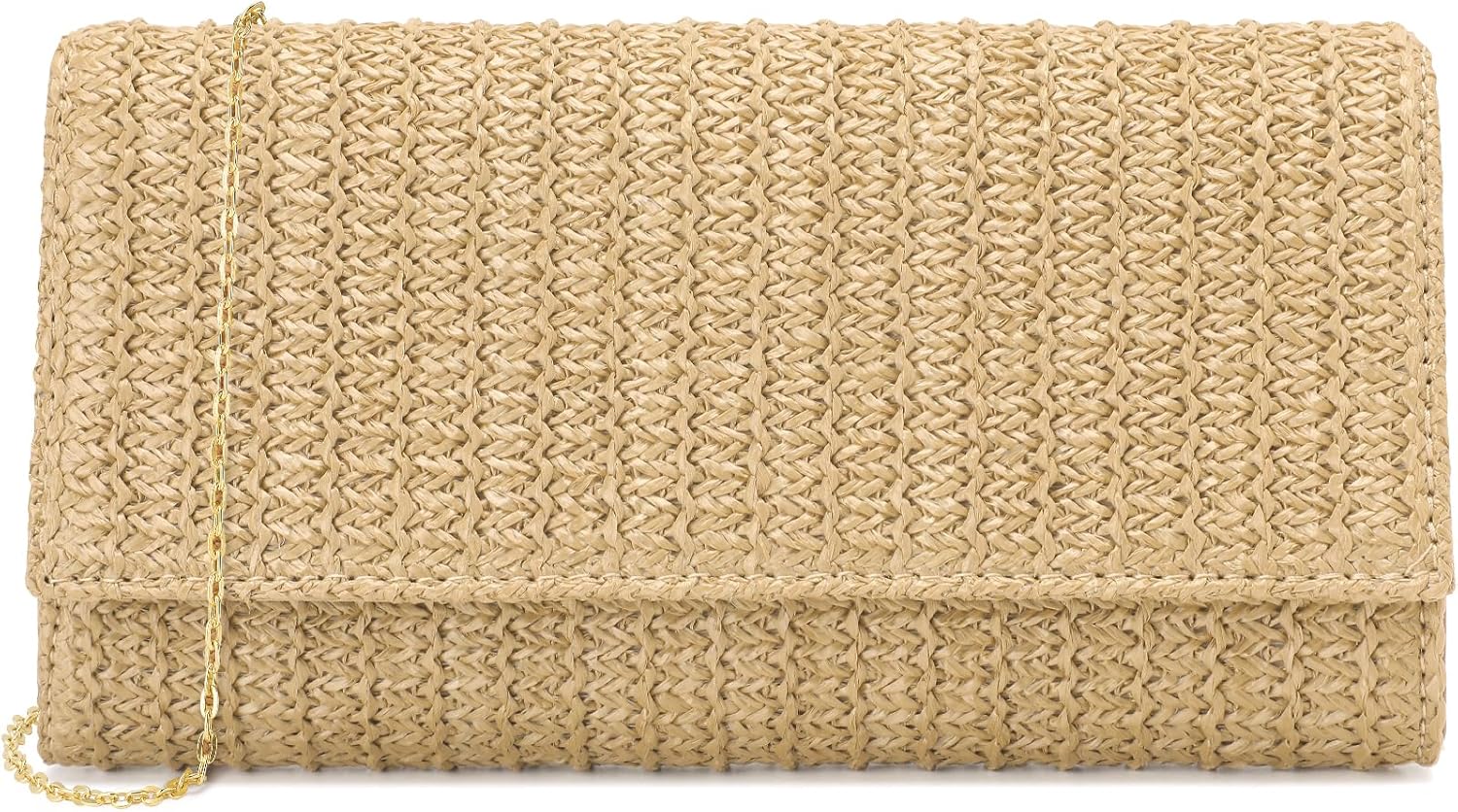 Clutch Purses for Women, Top Handle Straw Purse Handbags, Summer Shoulder Crossbody Bag, Woven Beach Bags Purses