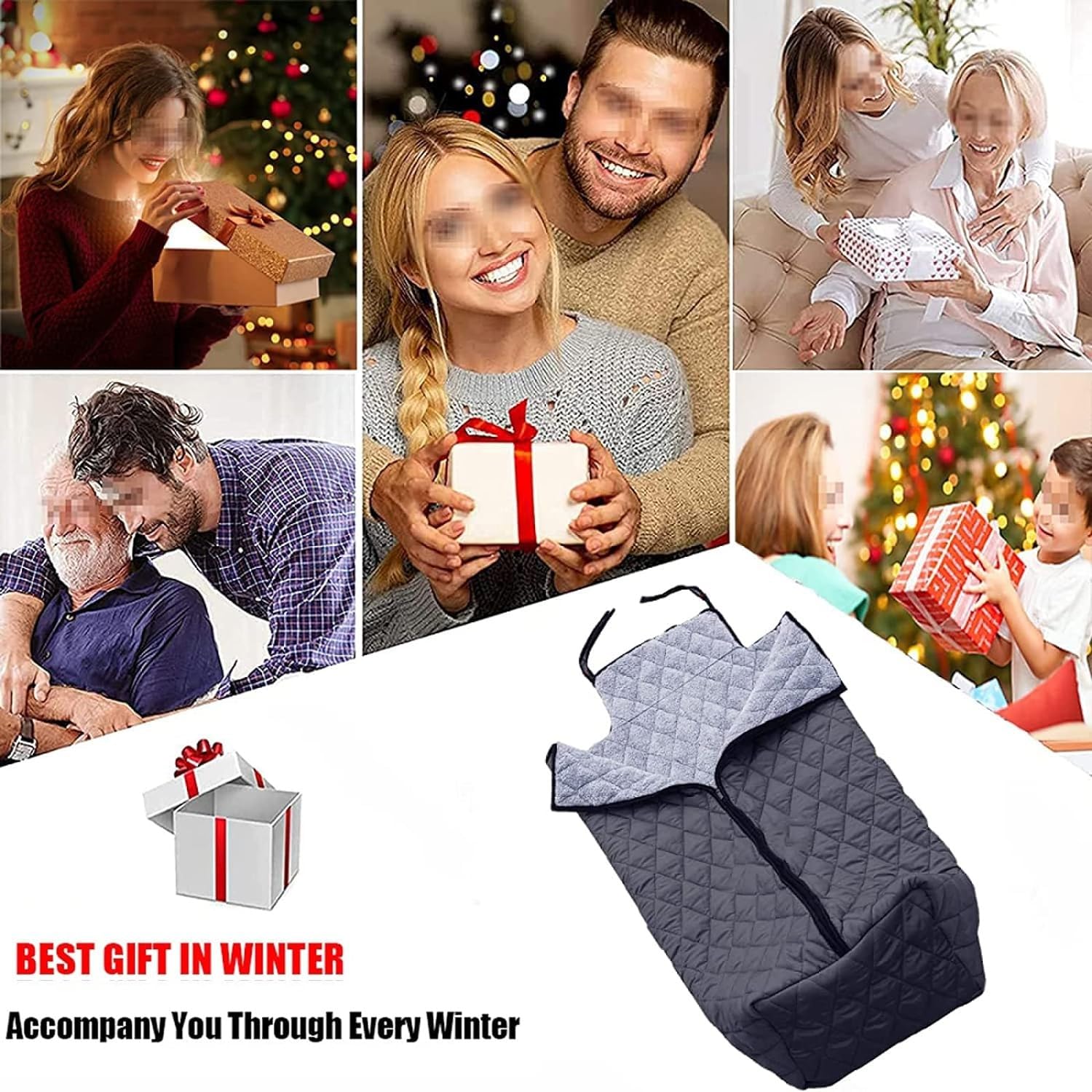 QUINZI Forro Polar Impermeable Cosy Silla De Ruedas - Funda De Forro Polar para Silla De Ruedas, Manta para Silla De Ruedas, Silla De Ruedas Saco De Pies