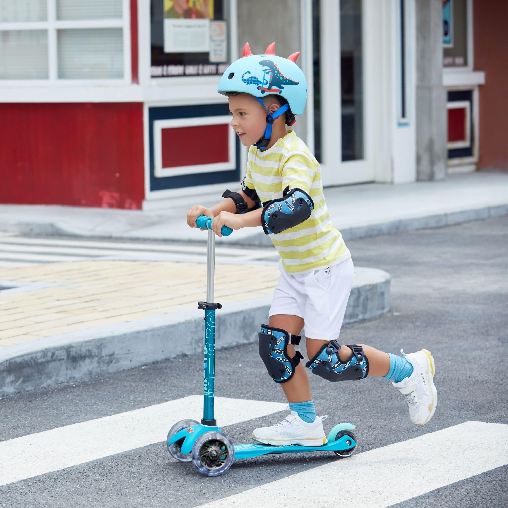 Micro | Mini Deluxe LED | Trottinette Enfant | 3 Roues | LED | L'équilibre et Motricité | 2-5 Ans