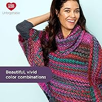 Vista 4 de Red Heart Boutique Unforgettable Woodlands Yarn - 3 Pack of 100g/3.5oz - Acrylic - 4 Medium (Worsted) - 270 Yards - Knitting/Crochet Bosques