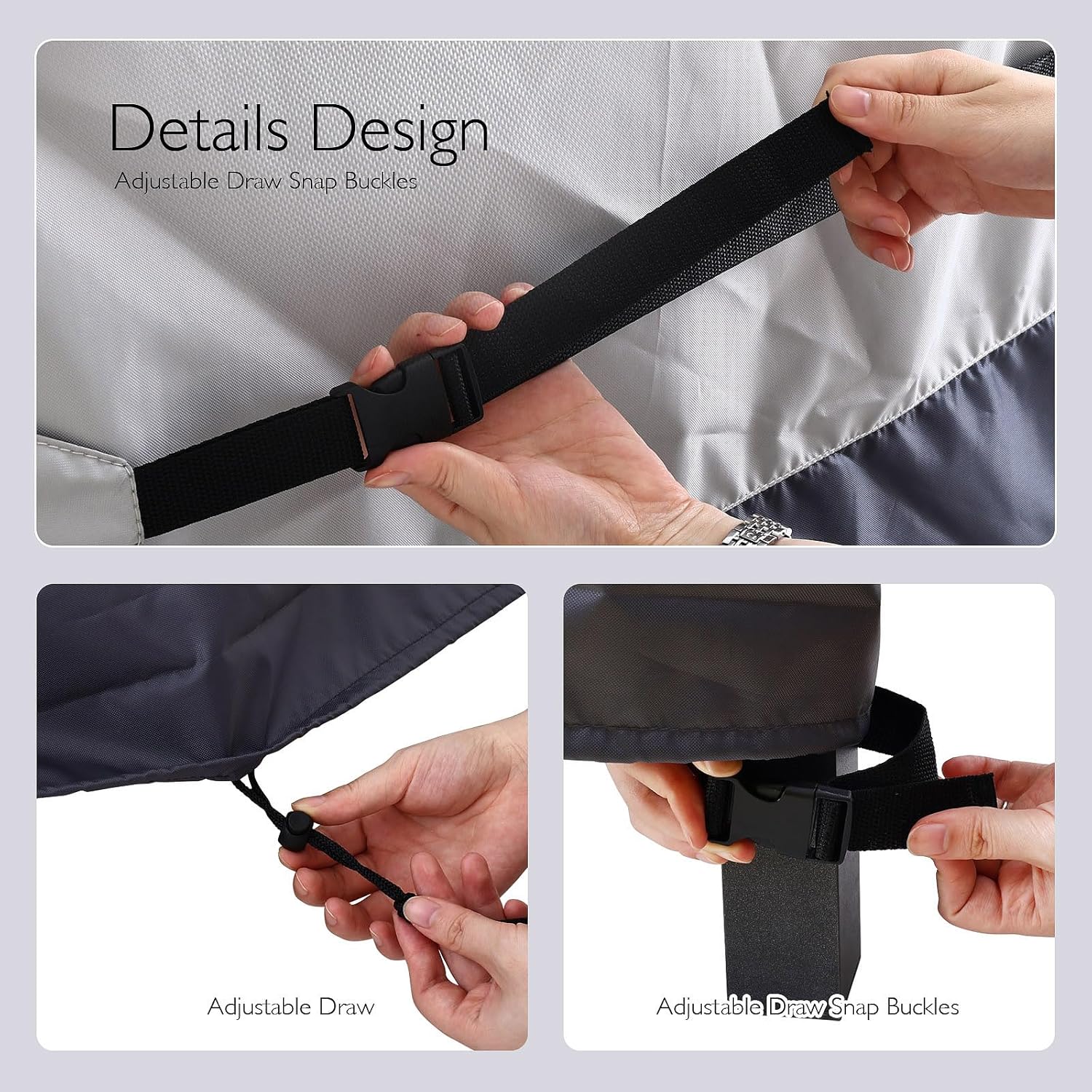 Bench Cover Loveseat Covers Outdoor Couch Cover, Heavy-Duty 2-Seater Waterproof Patio Furniture Sofa Covers (Gray-Darkgray, 86''x30''x33'')