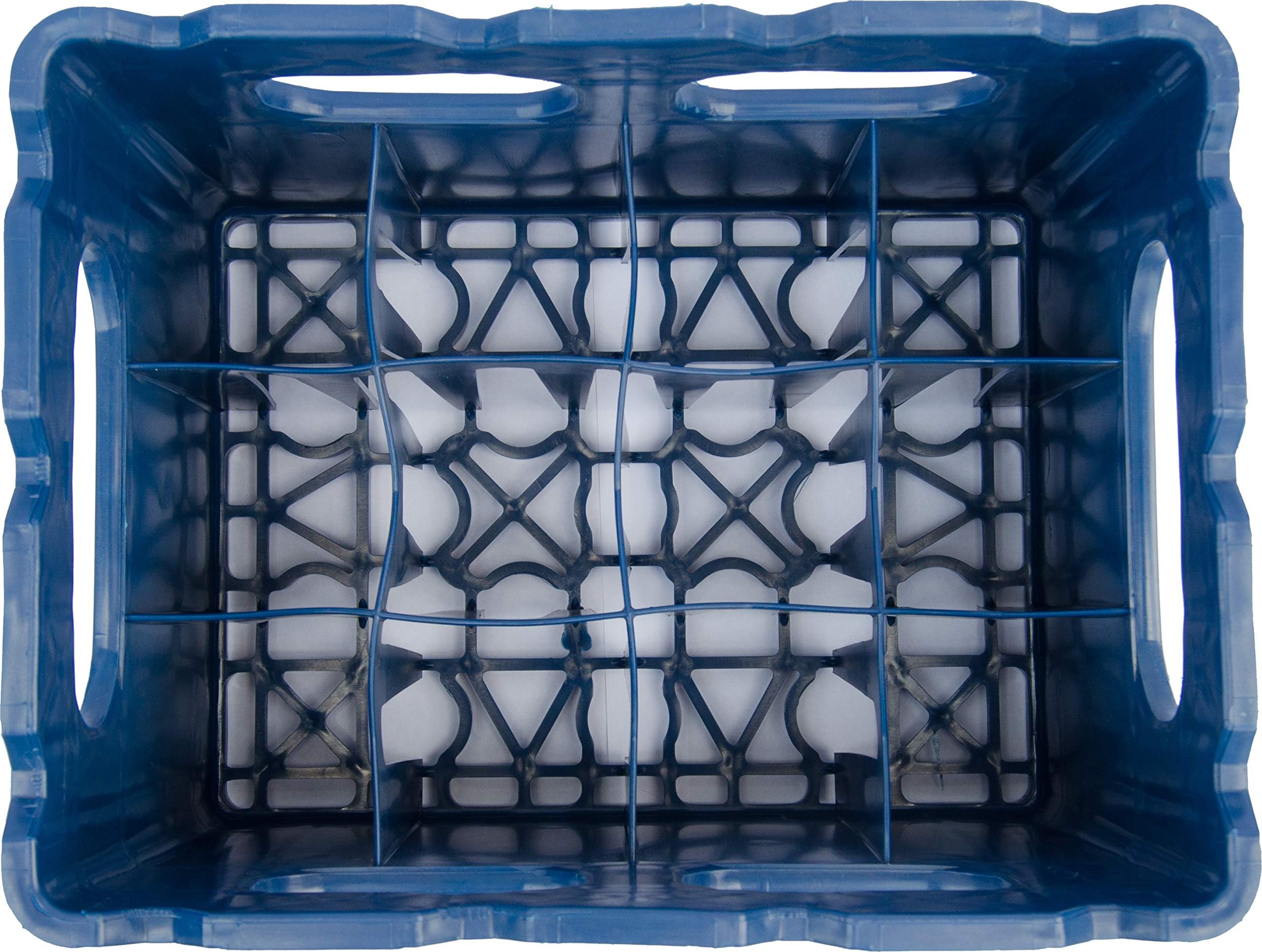 The Dairy Shoppe Plastic Crates for Glass Milk Bottles Commercial Duty (1 Qt, 12 cell)