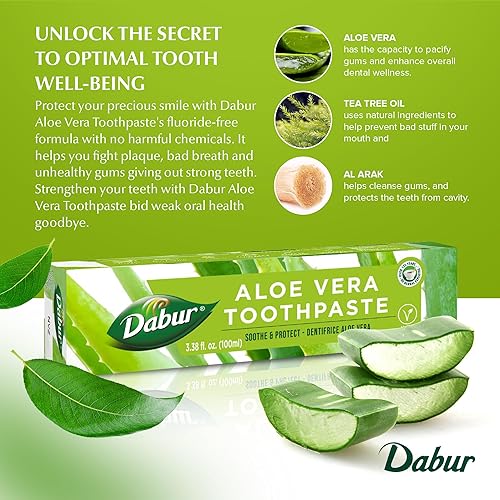 Miniatura 3 de Pasta de dientes Dabur Aloe Vera 3.4 fl oz -US