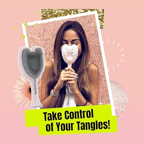 Miniatura 8 de Detangling Hair Brush - Anti Static Angel Wing Hair Brush with Soft & Flexible Bristle for Straight & Wavy Hair - Tangle Angel Hair Detangler