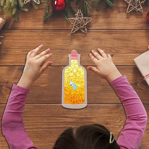 Miniatura 3 de Rompecabezas 3D de animales lindos rompecabezas creativo de acrílico para botella de bricolaje lindo cerdo pato gato juego de regalo para niños y