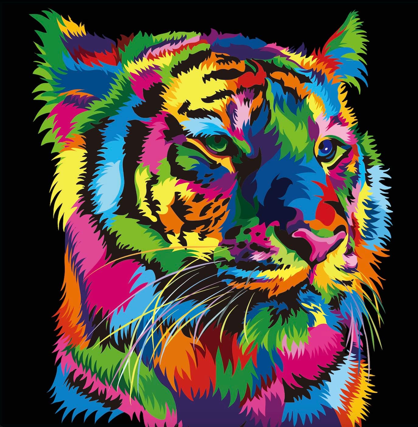 Tiger – Cat Puzzle – Adult Puzzles – Jigsaw Puzzles 1000 Pieces - Rompecabezas para Adultos – Casse Tete