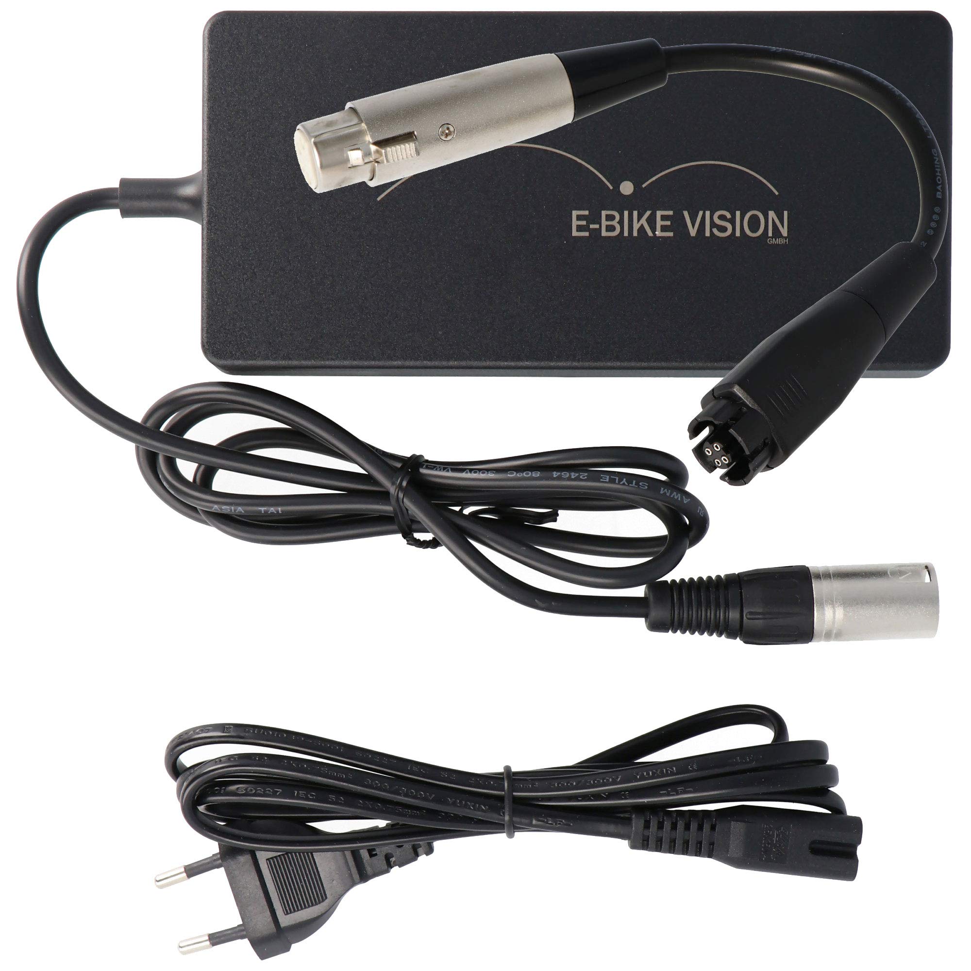 Caricabatterie e adattatore di ricarica adatto solo per le nostre batterie repliche Yamaha PW-X e PW Series SE, TE telaio tubo inferiore 36 volt