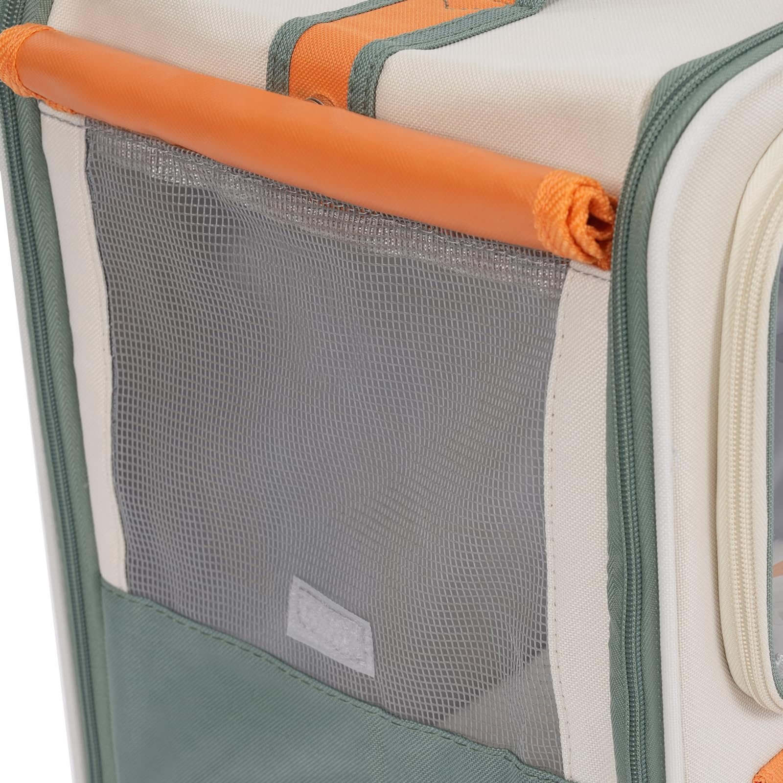 2 in 1 Haustier-Rucksack Rollkoffer Faltbar Transporttasche für Katze mit Rollen und Trolley Transporttasche aus Oxford-Gewebe Katze&Hund Tragetasche mit Abnehmbar Teleskopgriff Max.12.5kg