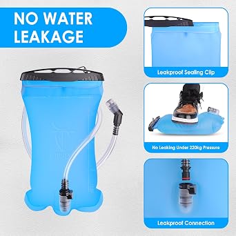 UTOBEST Water Bladder 1.5L Hydration Bladder For Hiking Backpack