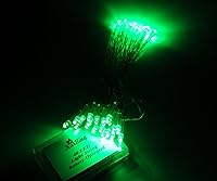 Vista 2 de Karlling Cadena de Luces de Hadas LED Verde de 40 Luces Funcionan con Batería para Bodas, Fiestas, Navidad, Decoraciones Navideñas (Verde)