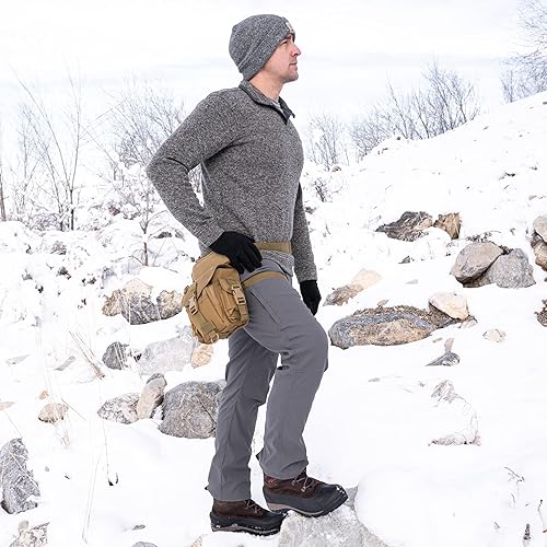 Miniatura 6 de Voyager - Bolsa de pierna resistente a la intemperie, carcasa exterior Cardura  Para caza o senderismo  Cintura ajustable y correa de pierna caída,