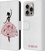 Vista 35 de Head Case Designs Funda de piel con licencia oficial de AC Milan Dream Big Children compatible con Apple iPhone 13 Mini