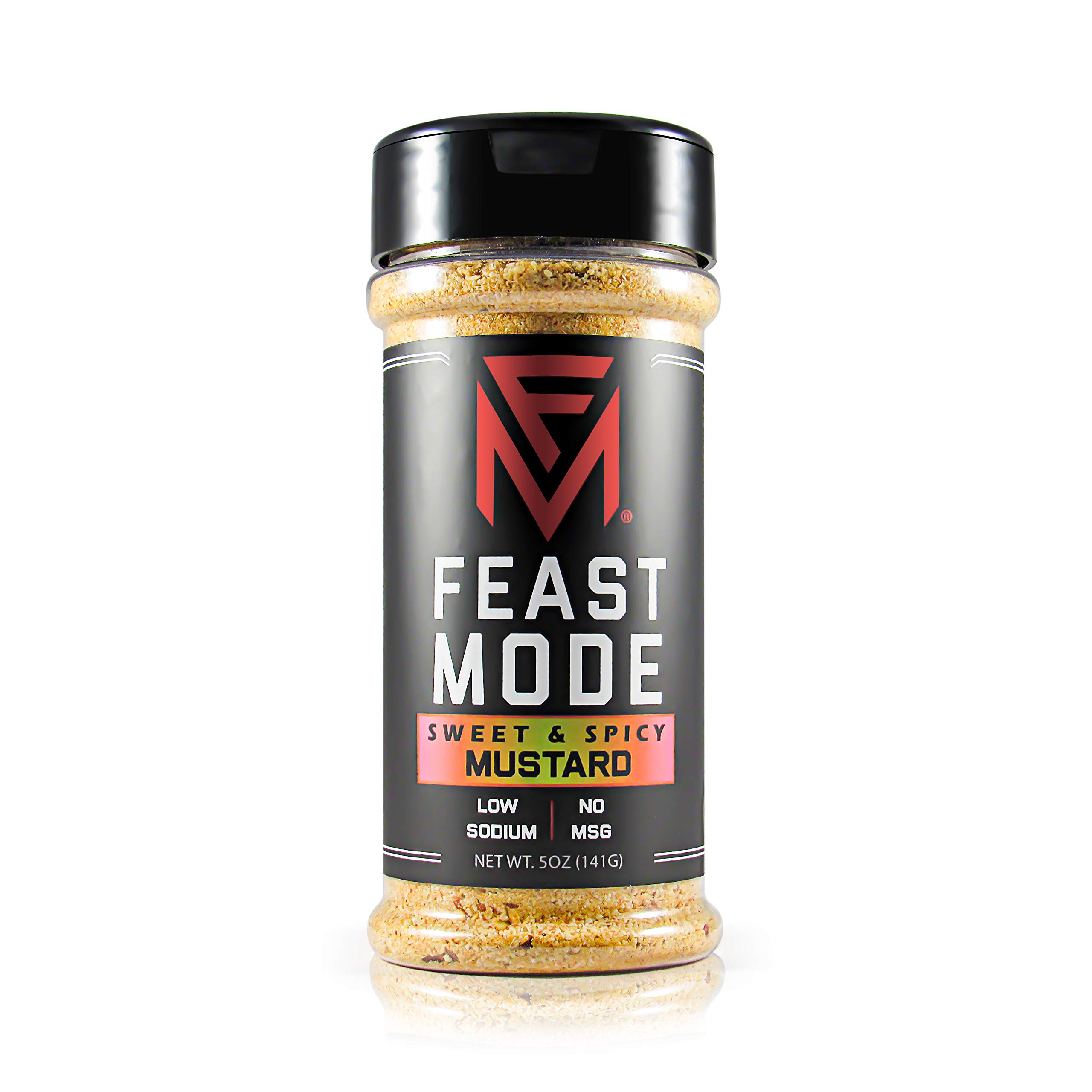 Sweet & Spicy Mustard - Feast Mode Flavors - Low Sodium, No MSG, All Natural, Meal Prep Seasoning, Healthy, BBQ, Rub, Rubs, Barbeque, Honey, Pepper, Vinegar, Garlic, Onion, Health