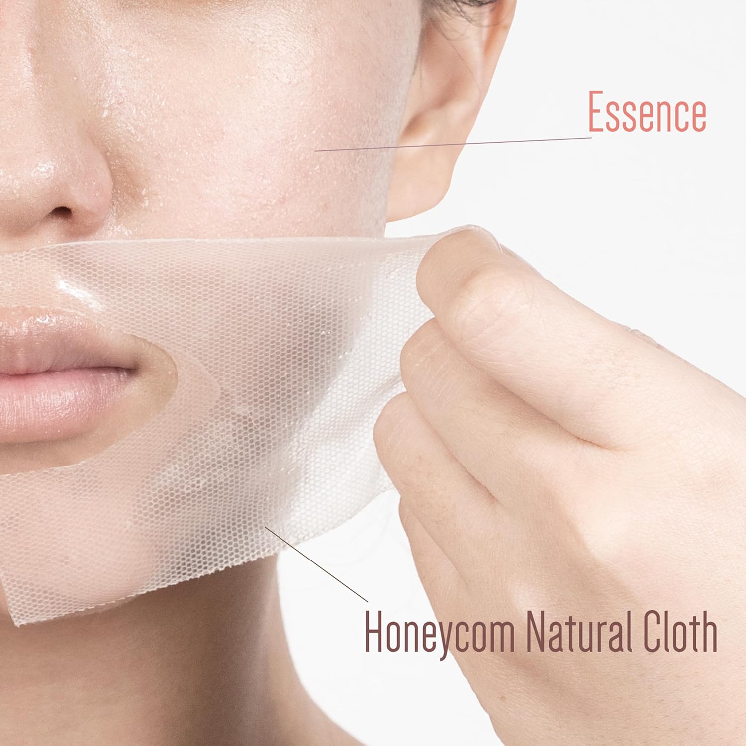 Nesura Bio-Collagen Real Deep Mask, Hydrating Hydrogel Mask, Pore Minimizing, Elasticity Improvement - Image 3