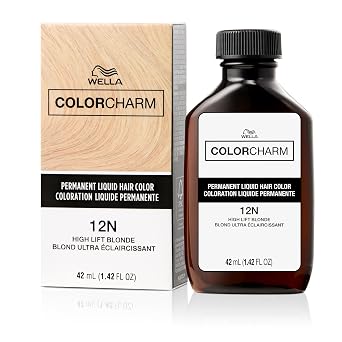 WELLA Color Charm Permanent Liquid Hair Color for Gray Coverage, Natural Light Blonde