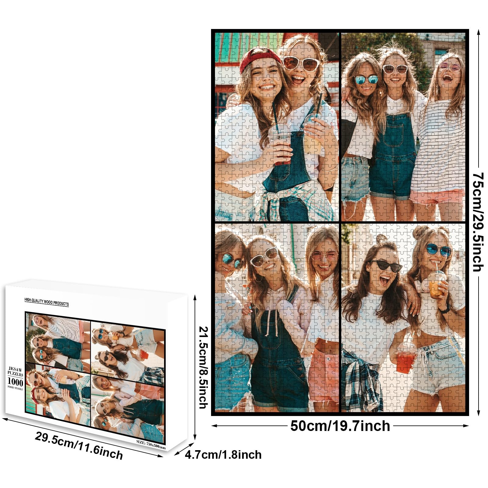 Puzzle Personnalisable Avec Le Texte De Votre Choix Pour L'annonce Du