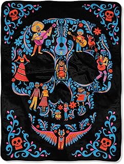 Disney Pixar Coco Family Tree Fleece Super Plush Throw Blanket 46" x 60" (117cm x 152cm)