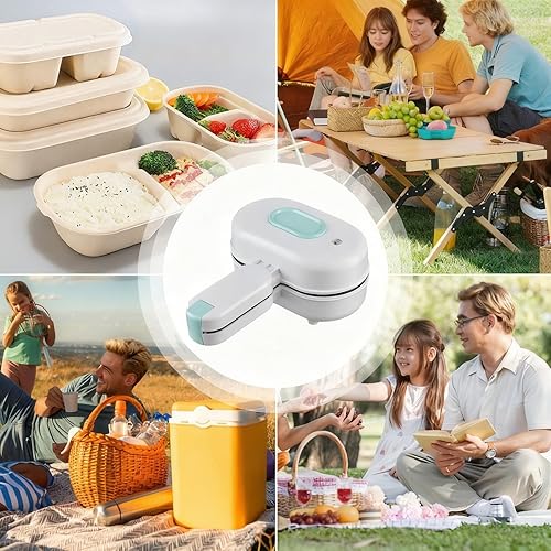 Miniatura 4 de Electric Half-Size Sandwich Maker, Non-Stick Breakfast Pan for Waffles, Cheese & Hamburgers, Ideal Kitchen Appliance for Home, Apartment, Dorm &