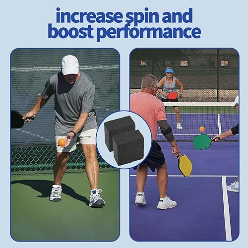 Miniatura 7 de 2 borradores de paletas de pickleball para eliminar residuos de pelota, suciedad y arañazos