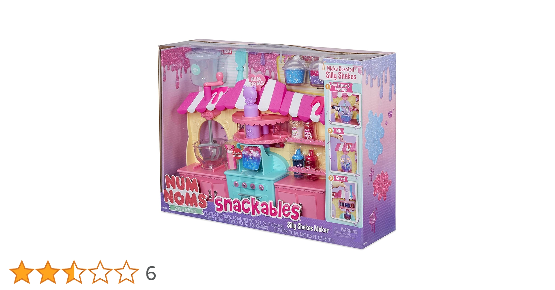 Amazon.co.jp: Num Noms Snackables Silly Shakes Maker Playset