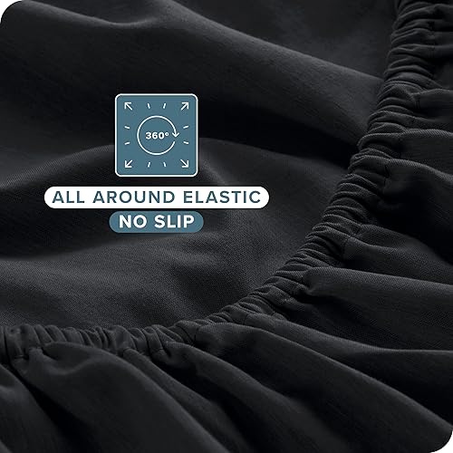 Miniatura 196 de Bare Home Juego de sábanas de tamaño individual XL, tamaño de dormitorio universitario, sábanas de microfibra ultrasuave de 1800 hilos, bolsillos 22