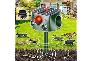 Solar Ultrasonic Animal Repeller: Protect Your Yard with Humane and Effective Pest Control
