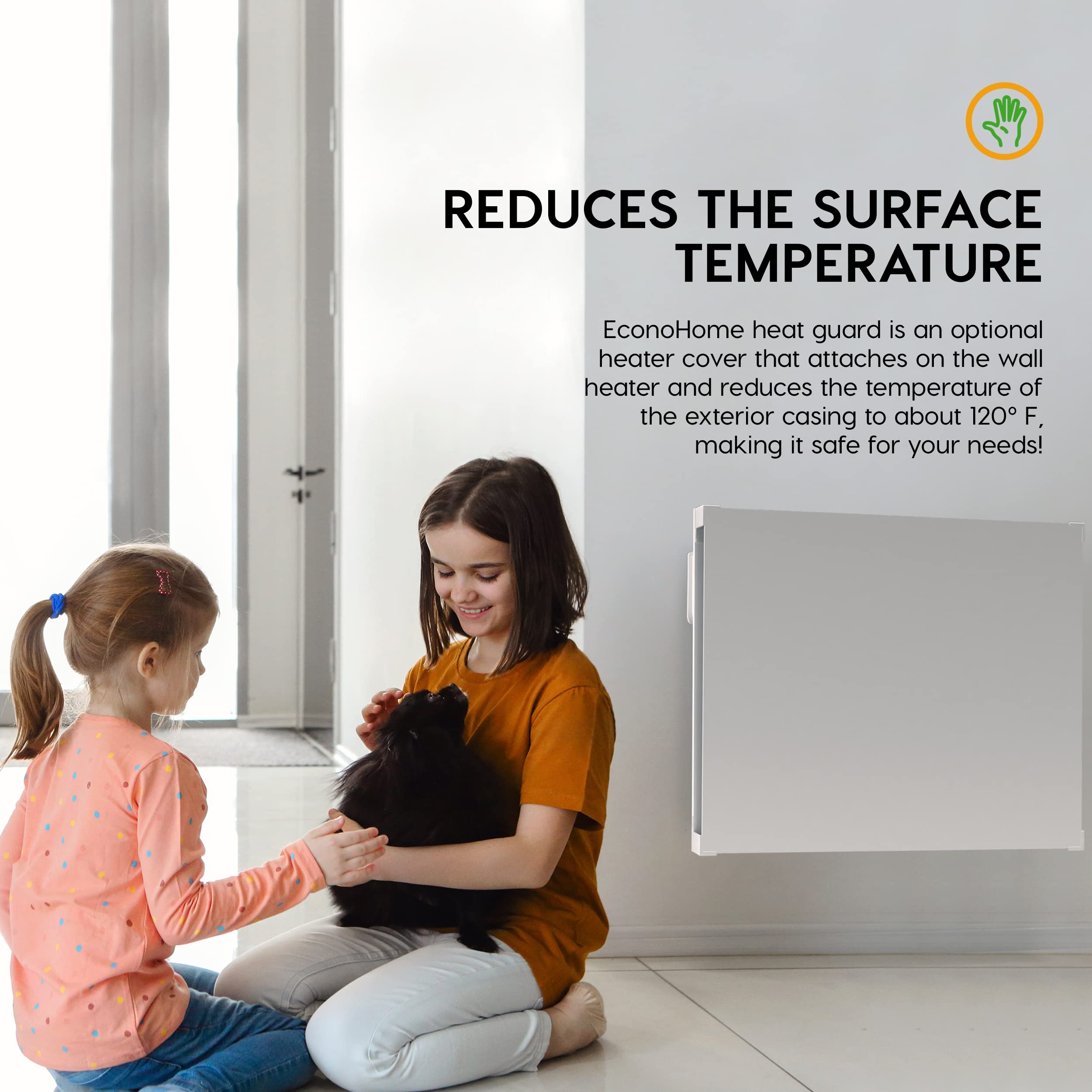 Amazon.com: Heat Guard for 250W Wall Mount Space Convector Heater Panel -  Safest Version - Reduces Exterior Casing Temperature - Doubles the  Efficiency of Heat Distribution - By EconoHome (24x18 Inches) : Home u0026  Kitchen
