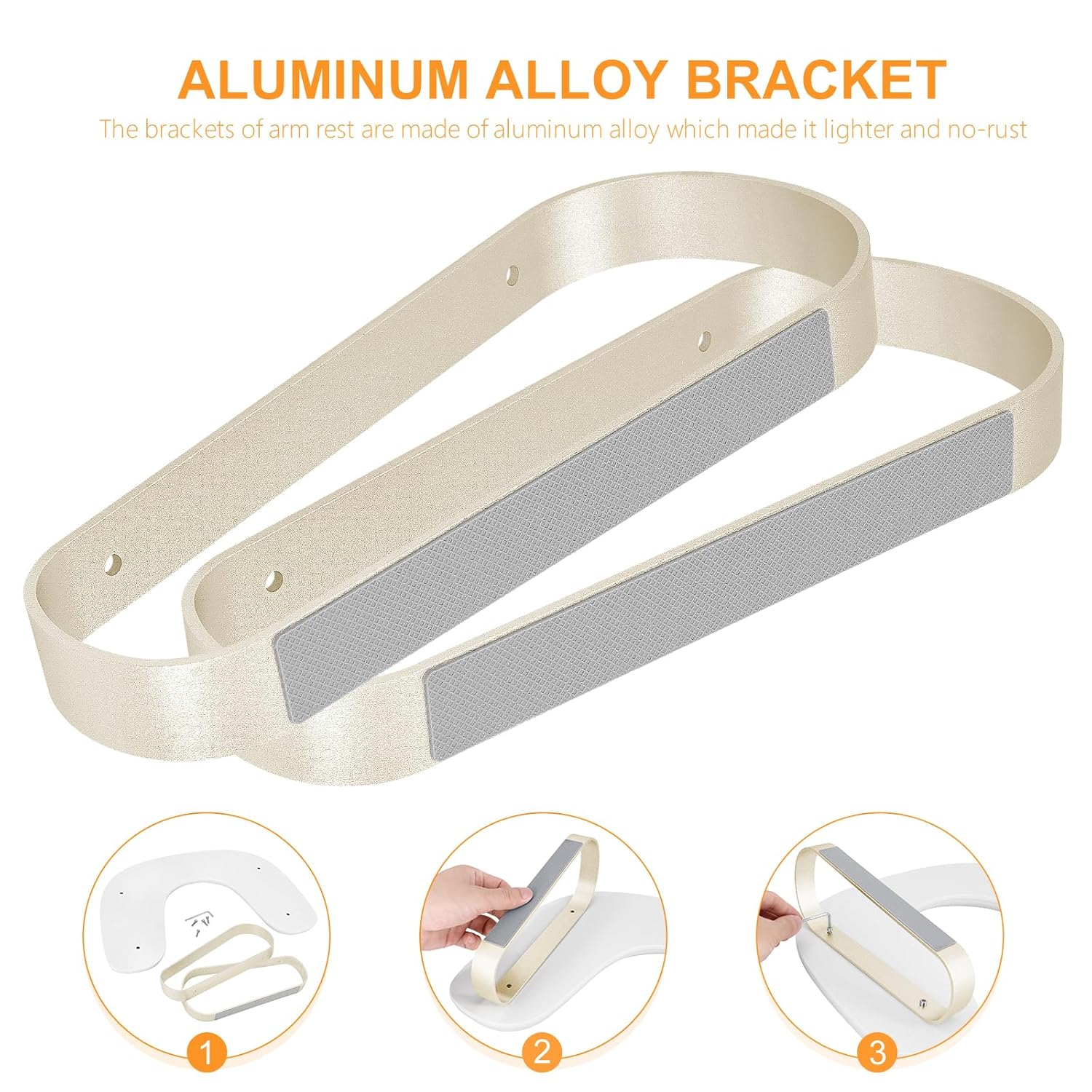 Arm Rest for Nails Tech,U Shaped Manicure Arm Rest Stand with Aluminum Alloy Hand Rest Holder,Cleanable Leather Nail Hand Rest Pillow for Acrylic Nails Art Salon(White)