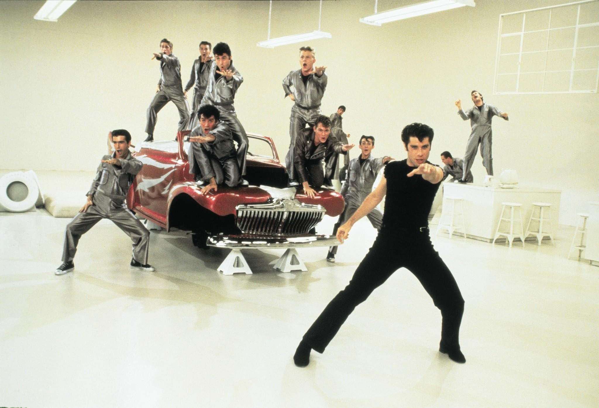 Grease Travolta Olivia Newton John Poster Print 10