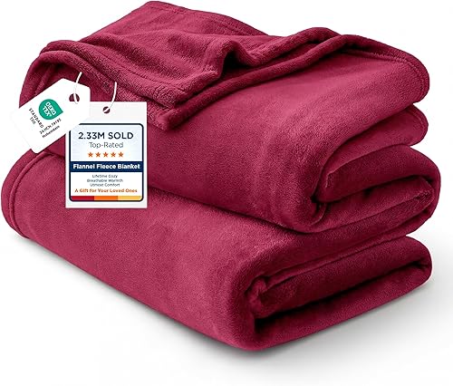 Miniatura 57 de Bedsure GentleSoft - Mantas de forro polar, tamaño Queen, color morado, manta de cama suave, ligera, afelpada, difusa, acogedora, de microfibra