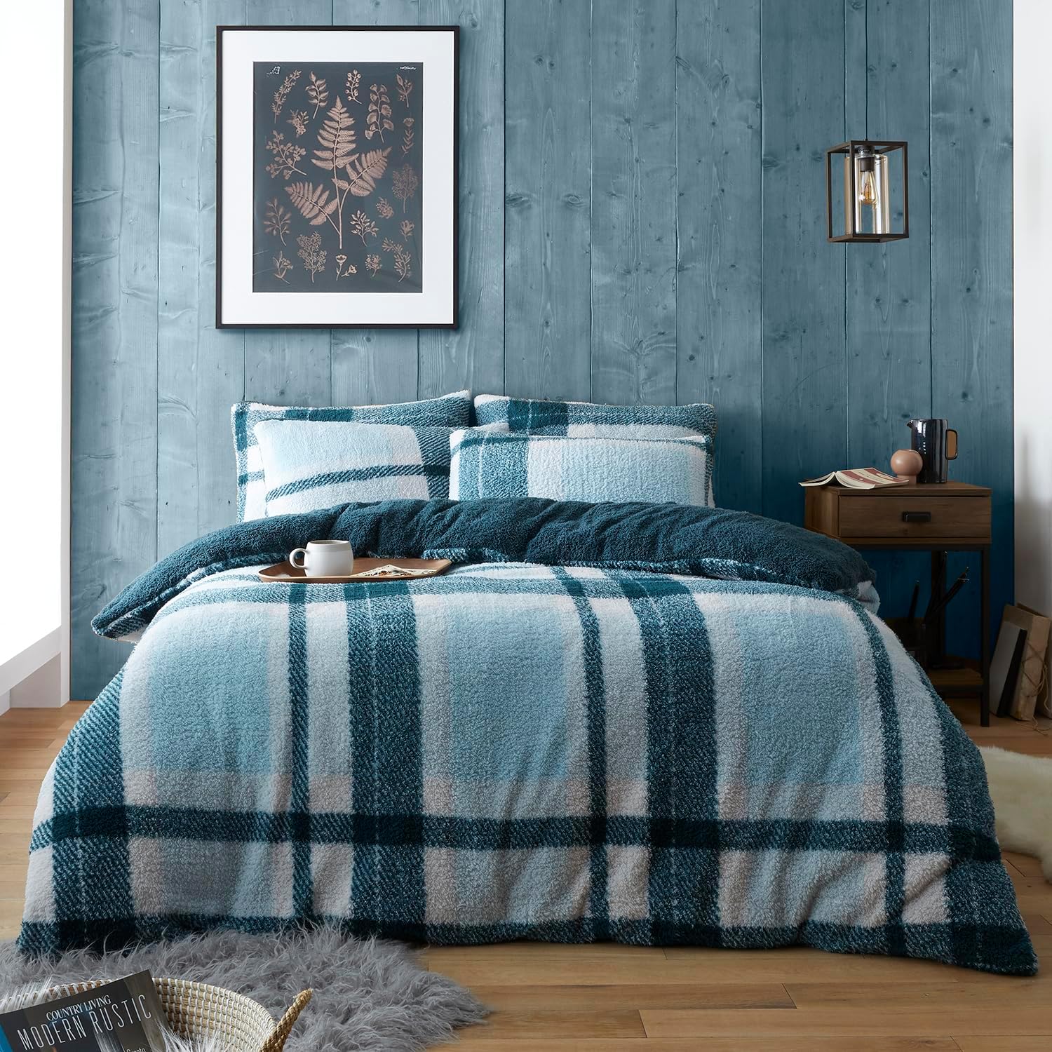 GC GAVENO CAVAILIA Coperta Teddy In Pile Hugg And Snugg – 150x200 Cm, Color Ruggine - 2