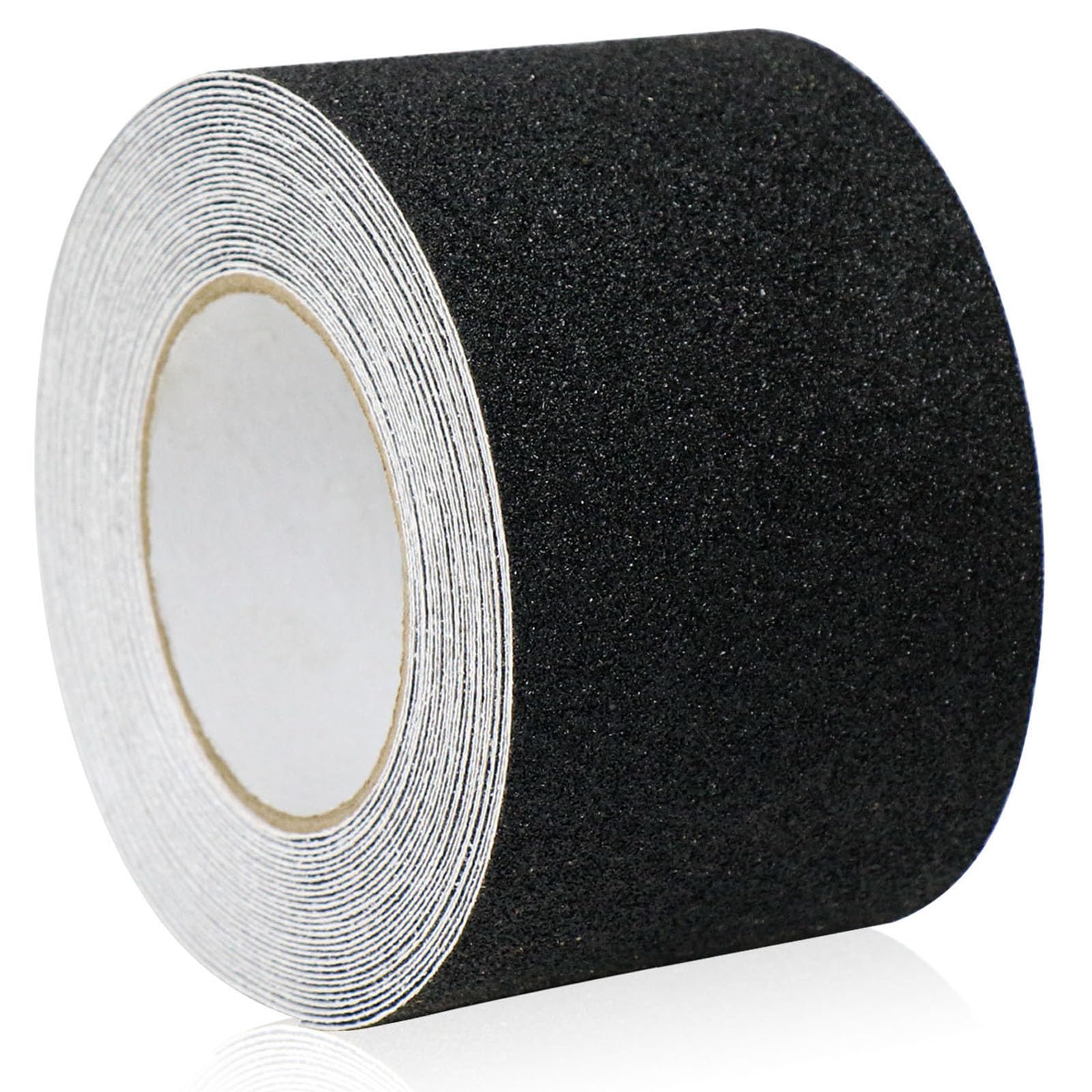 BOMEI PACK 1 Roll Black Anti Slip Tape 75mm x 10m Coloured Grip Safety Stair Treads 3 inch High Traction Strong Self Adhesive Non-slip Warning Tape